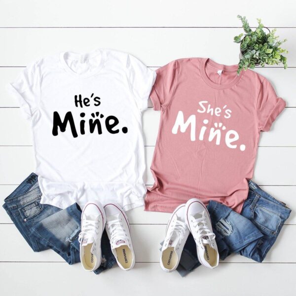 couples matching te-shirts for